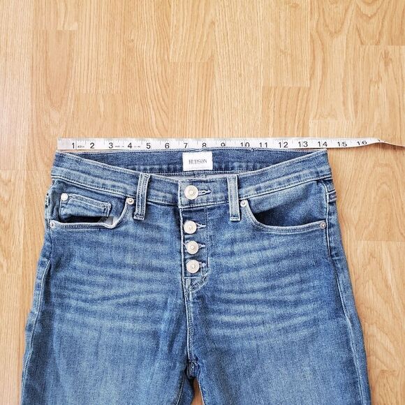 Hudson Natlie Super Skinny Button Fly Ankle Jeans - size 28. - Picture 9 of 14